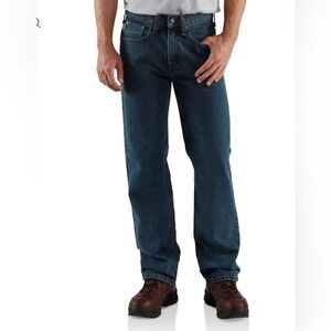 2 Pair NWT Carhartt B460 DVB Relaxed Fit Straight Leg Jean‎ Men Size 50 x 30